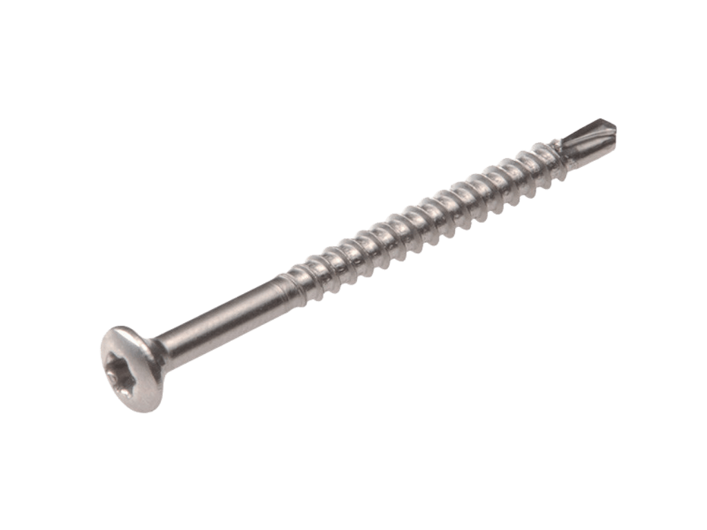 Bevestiging (afgebeeld is een glaslatschroef)